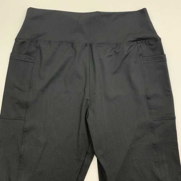 NWT BY EGREIS Black GIANNIA Pull On Pockets Leggings - Picture 4 of 9